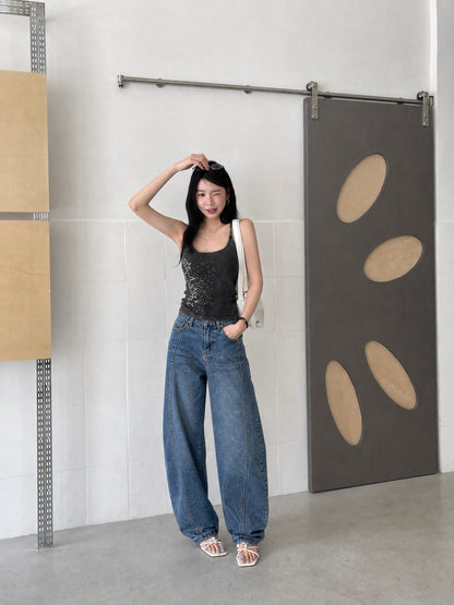 Bare Baggy Jeans JEANS BLUE