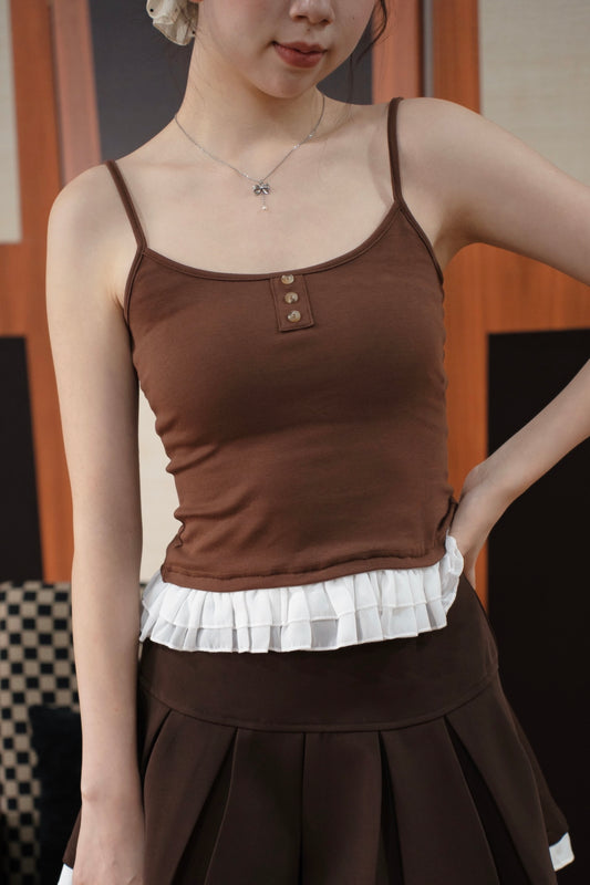 Lune Tank Top (Brown)