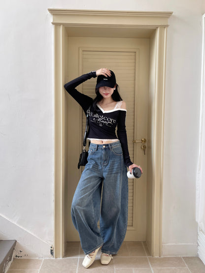 Bare Baggy Jeans JEANS BLUE