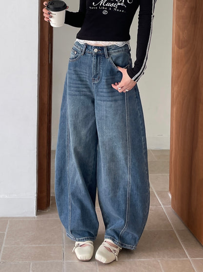 Bare Baggy Jeans JEANS BLUE