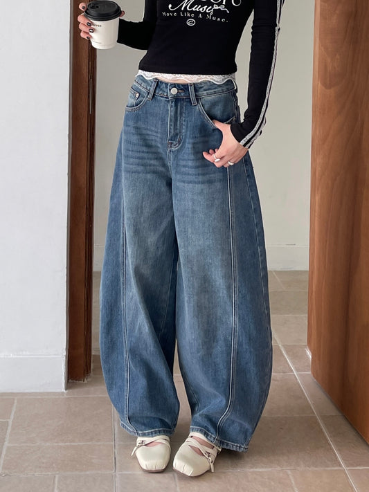 Bare Baggy Jeans JEANS BLUE