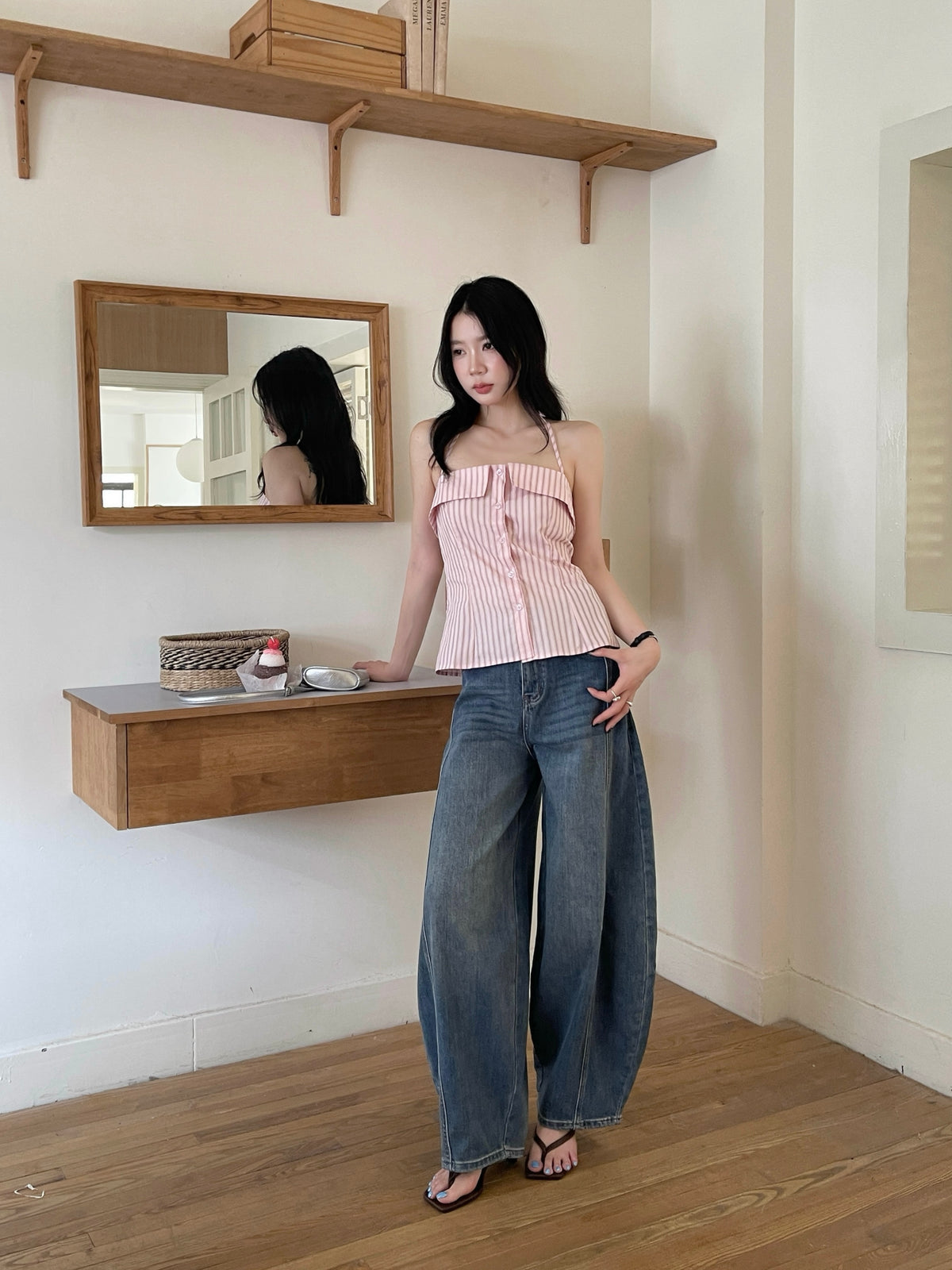 Bare Baggy Jeans JEANS BLUE