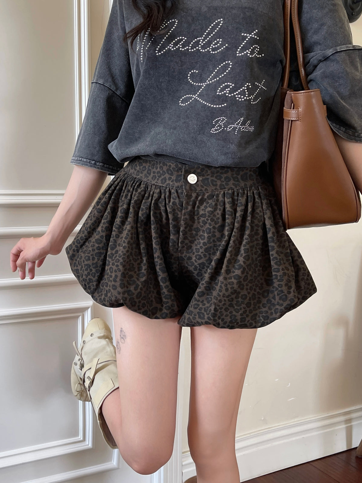 Dreamy Puff Skort BROWN