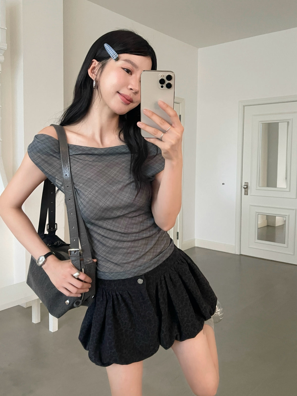 Dreamy Puff Skort BLACK