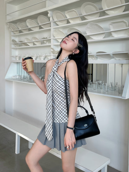 Flutter Tie Top WHITE
