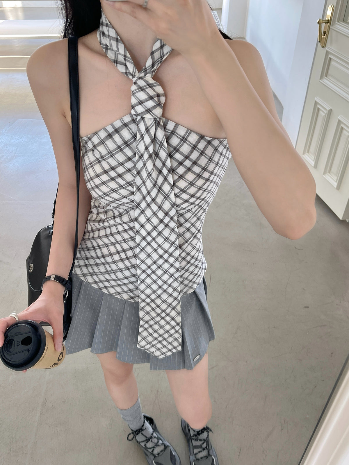 Flutter Tie Top WHITE