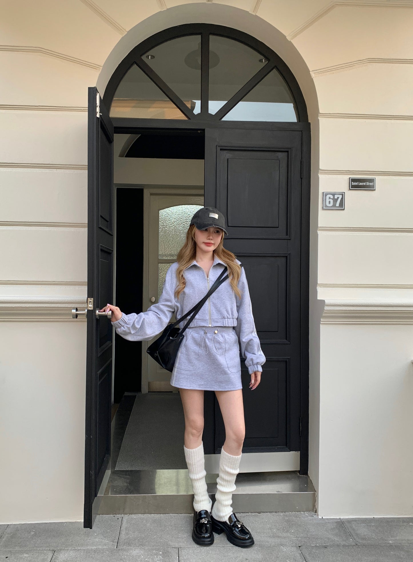 Celeste Oversized Shirt GREY