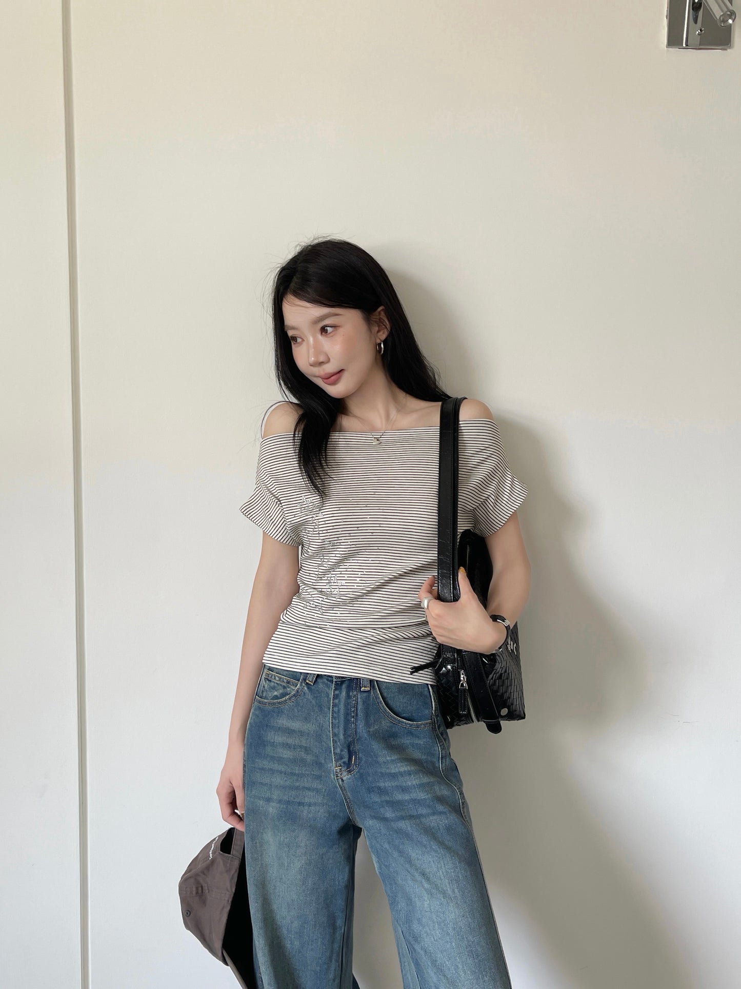 Starlight Striped Top WHITE