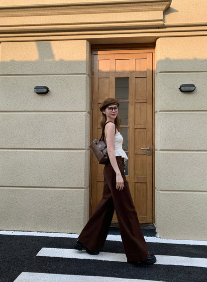 Lexi Retro Flared Jeans BROWN