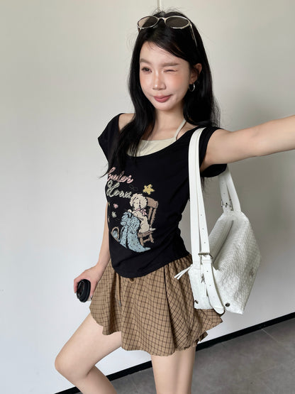 Cudor Buddy Layerd Cami Top BLACK