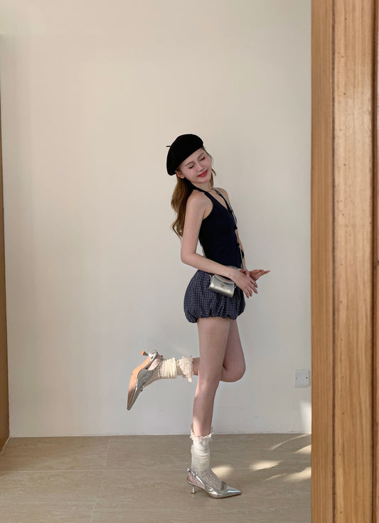 Mila Bubble Skorts BLUE